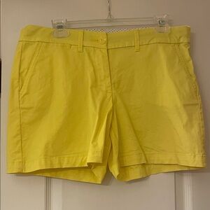 Crown & Ivy Yellow Women's Shorts